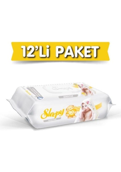 Sensitive Islak Havlu 12x90'lı 1080 Yaprak