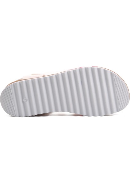 Arz 1100-F Beyaz-Fuşya-Pembe Kız Çocuk Sandalet indirimleri