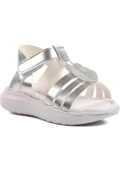 Şng 8020-P Gümüş Kız Çocuk Sandalet modelleri