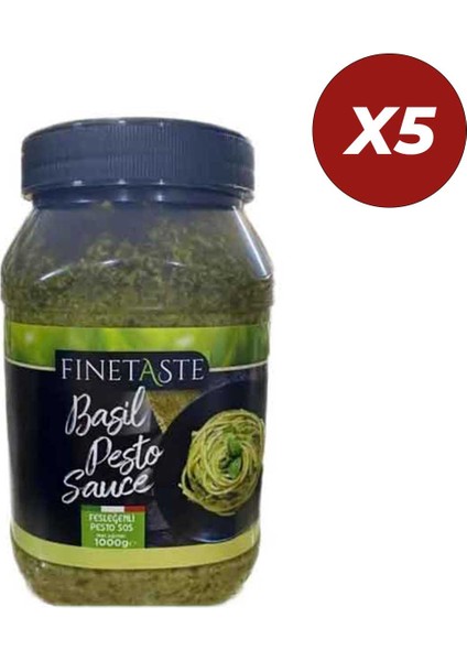 Fesleğen (Pesto) Sos 1000 gr 5 Adet