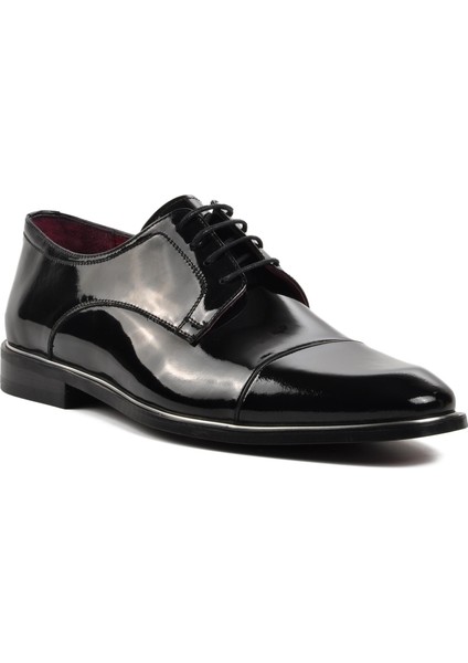 0111 Siyah Rugan Içi Dışı Hakiki Deri Erkek Klasik Ayakkabı modelleri