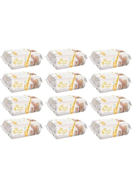 Sensitive Islak Mendil - 90 Yaprak x 12 Adet