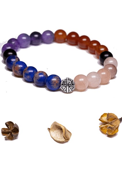 Sertifikalı Balık Burcu Doğal Taş Bileklik - Gümüş Aparatlı modelleri