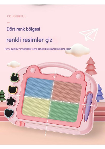 Renkli Manyetik Çizim Tahtası Grafiti Tahtası (Yurt Dışından)