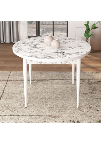 Concept Tor Serisi, Sabit 90 x 90 Yuvarlak Mutfak Masası