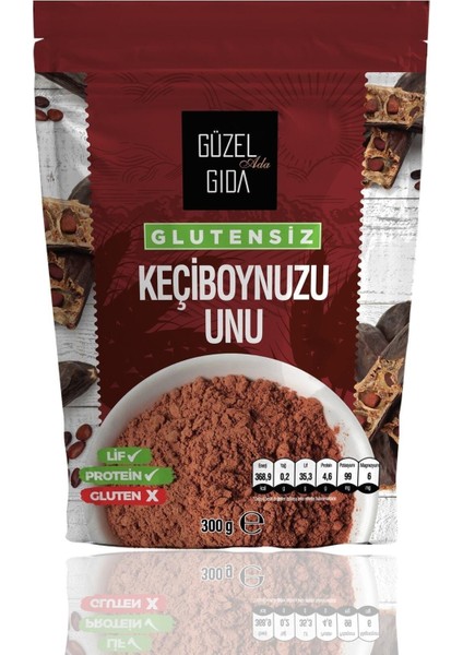 Güzel Ada Gıda Glutensiz Keçiboynuzu Unu 300 Gr.