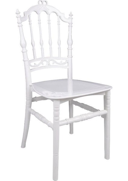 Karmen Düğün Sandalyesi Model 10 (2 Adet) Beyaz