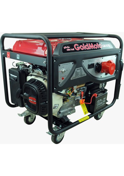 GM10TBJ 10 kVA Trifaze Marşlı ve ipli Benzinli Jeneratör 380V