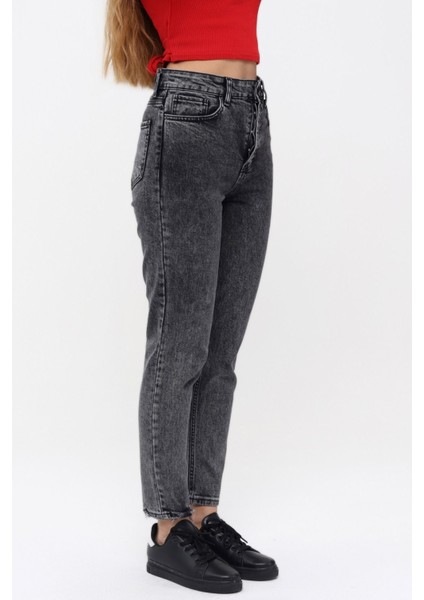 Mom Jean Kadın Pantolon 1037-255 Siyah fırsatları
