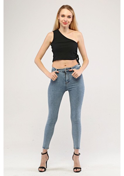 Skinny Jean Kadın Pantolon 1031-936 Açık Mavi