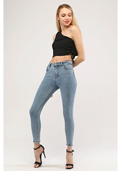 Skinny Jean Kadın Pantolon 1031-936 Açık Mavi fiyatları