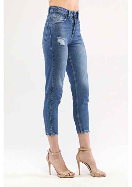 Mom Jean Kadın Pantolon 1037-935 Mavi fırsatları