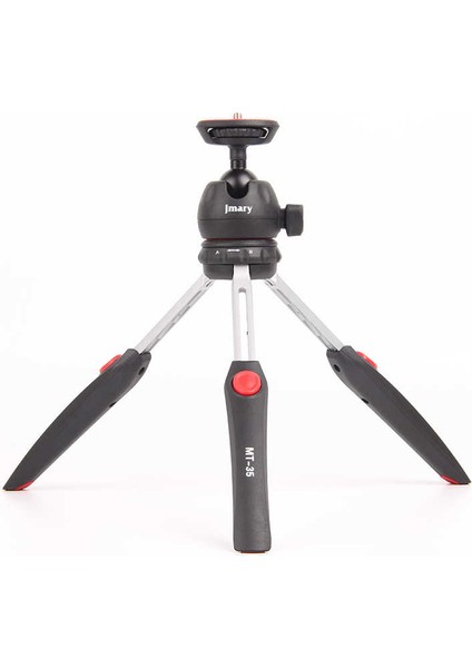 Mt-35 Tripod 360 Derece Oynar Başlıklı Çok Yönlü Kısa Telefon Sabitleyici