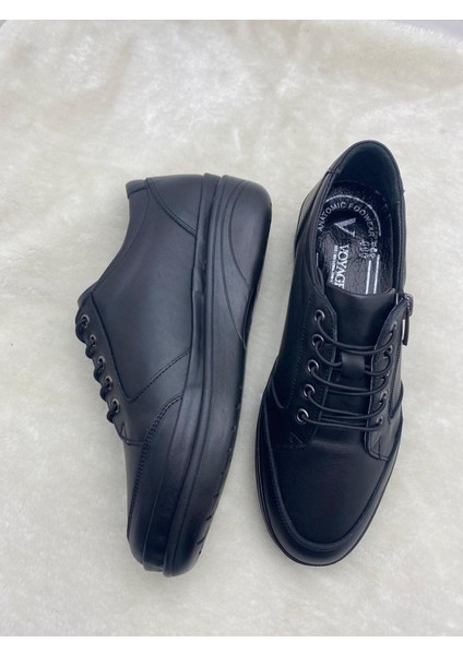 8568 Hakiki Deri Bayan Comfort Günlük Ayakkabı - Siyah - 40 - ST02158-SİYAH-40 fırsatları