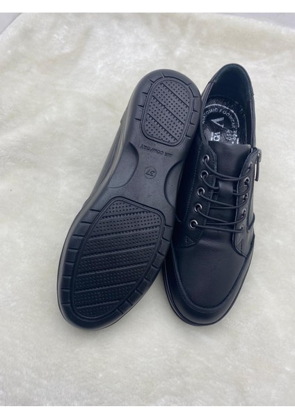 8568 Hakiki Deri Bayan Comfort Günlük Ayakkabı - Siyah - 40 - ST02158-SİYAH-40 indirimleri