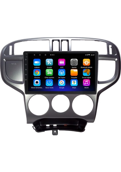 Hyundai Matrix Android 12 Kablosuz Carplay Navigasyon Multimedya Ekran Teyp - MY-0609W-