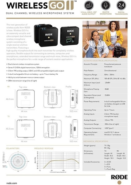 Wireless Go Iı Single Mikrofon