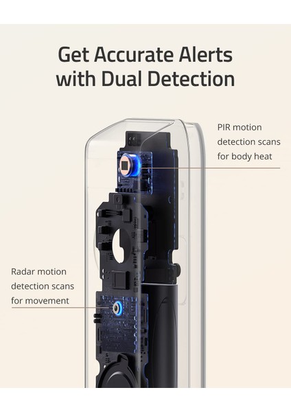 Security Görüntülü Kapı Zili Çift Kamera (Pille Çalışan)