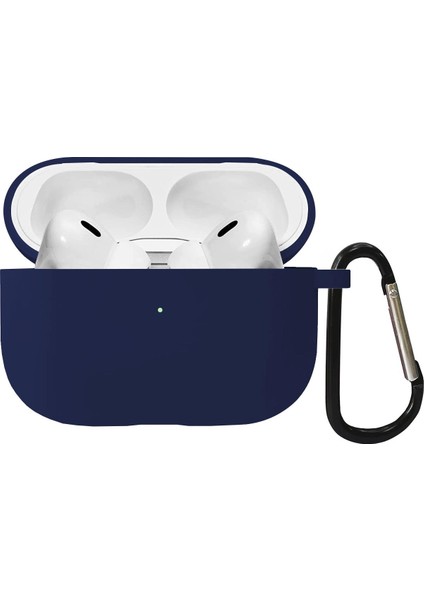Airpods Pro 2.nesil Liquid Silicone Lansman Lacivert