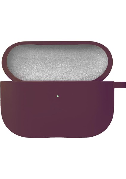 Airpods Pro 2.nesil Liquid Silicone Lansman Bordo