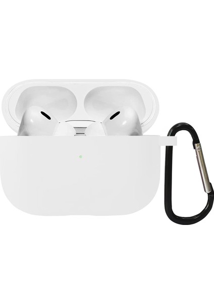 Airpods Pro 2.nesil Liquid Silicone Lansman Beyaz