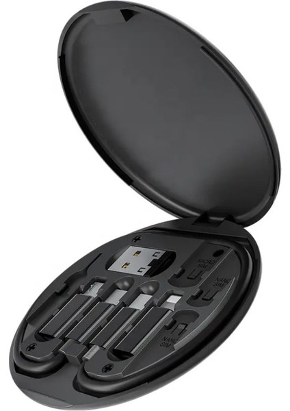 Type-C iPhone USB Şarj Kablosu 60W Destekli Seyahat Kablo Seti