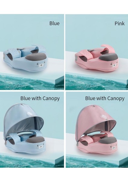Mambobaby Yeni Çocuklar Için Emniyet Kilitli Gölgelikli Yüzme Simidi Swimsafe Kolluk Simit 8-36 Ay