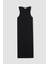 Bodycon Basic Halter Yaka Pamuklu Midi Elbise U8106AZ22SM 8