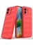 Xiaomi Redmi A1 Için Kaymaz Silikon Telefon Kılıfı - Kırmızı (Yurt Dışından) 1