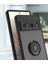 Google Pixel 6 Pro Için Yüzük Stand Mat Sert Silikon Telefon Kılıfı - Koyu Yeşil (Yurt Dışından) 2