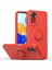 Xiaomi Redmi Note 11 Pro 5g/4g Için Ince Silikon Yüzük Stand Telefon Kılıfı - Kırmızı (Yurt Dışından) 1