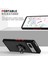 Google Pixel 7 Için Yüzük Stand Mat Sert Silikon Telefon Kılıfı - Siyah (Yurt Dışından) 5