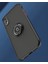 iPhone Xr Için Yüzük Stand Mat Sert Silikon Telefon Kılıfı - Siyah (Yurt Dışından) 3