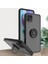 Motorola Moto G50 5g Için Yüzük Stand Mat Sert Silikon Telefon Kılıfı - Siyah (Yurt Dışından) 1