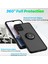 Motorola Moto E22I / E22 Için Yüzük Stand Mat Sert Silikon Telefon Kılıfı - Mavi (Yurt Dışından) 2