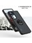 Xiaomi 12T / Xiaomi 12T Pro Için Yüzük Stand Mat Sert Silikon Telefon Kılıfı - Açık Mavi (Yurt Dışından) 2