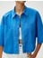 Keten Karışımlı Crop Oversize Gömlek 5