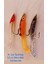 At - Çek Top Arkası 5,5 cm Silikon Balık 3 Lü Hazır Set 1