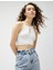 Crop Atlet Halter Yaka Pencere Detaylı Fitilli 1