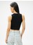 Crop Seamless Bluz Yarım Fermuarlı 4