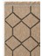 Bej & Siyah Geometrik Desenli Jüt Kilim - Bohem Salon ve Mutfak Halısı - Hoom Rugs India 669 5