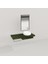 Genüs Ahşap Banyo Rafı 40*130*76 Yeşil Eskitme 1