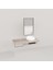 Genüs Ahşap Banyo Rafı 40*140*76 Beyaz Eskitme 1