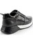 Siyah Siyah Kroko Leather Erkek Sneaker E01310101203 4