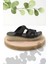 Siyah Leather Kadın Terlik K04281204903 1