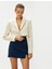 Crop Blazer Ceket Tek Düğmeli 1