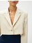 Crop Blazer Ceket Tek Düğmeli 5