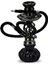 Mini Cam Nargile Seti Masa Nargilesi Taşınabilir 32 cm Nargile Takımı 1