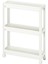 Omaş Plastik 3 Katlı Tekerlekli Beyaz Raf Ünitesi Omaş 3 Katlı Raf 2