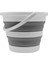 Tini Mini Art Katlanır Silikon Su Kovası Banyo Temizlik Kovası SK-315 12,8 Litre 1